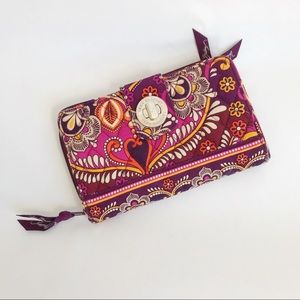 VERA BRADLEY | Turnlock Zip Wallet Safari Sunset
